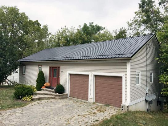 After: roof 25 with its new Wise Line metal roof