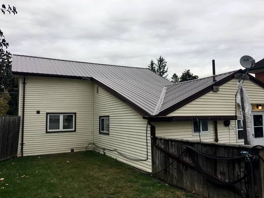 After: roof 22 with its new Wise Line metal roof