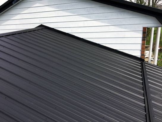 After: roof 13 with its new Wise Line metal roof