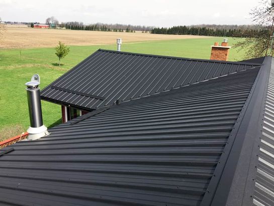 After: roof 28 with its new Wise Line metal roof