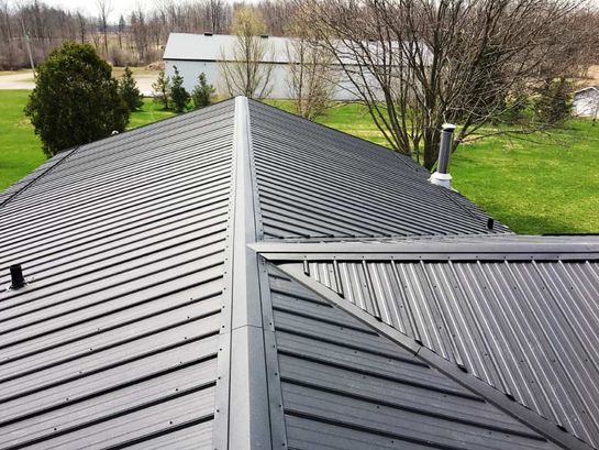 After: roof 11 with its new Wise Line metal roof