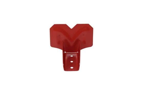 Classic Color Stainless Steel Snow Guard - Back View