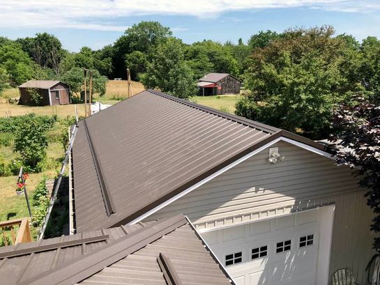 After: roof 1 with its new Wise Line metal roof