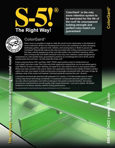 S5 ColorGard – Standing Seam — cover