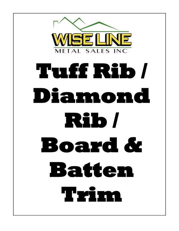Tuff Rib / Diamond Rib / Board & Batten Trim — page 1 of 12