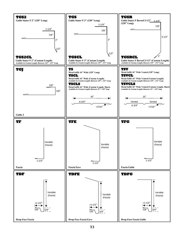 Tuff Rib / Diamond Rib / Board & Batten Trim — page 4 of 12