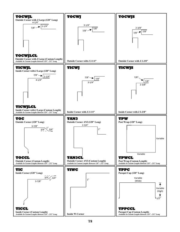 Tuff Rib / Diamond Rib / Board & Batten Trim — page 9 of 12