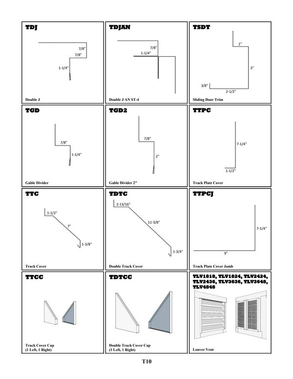 Tuff Rib / Diamond Rib / Board & Batten Trim — page 11 of 12